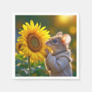 Zoek naar muis servetten Schattig