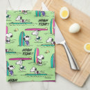 Zoek naar surfen keuken handdoeken Snoopy
