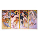 Zoek naar vier seizoenen kunst Alphonse mucha