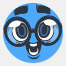 Zoek naar gekke emoji stickers Glimlach