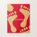 Zoek naar voetafdruk puzzels Voor iedereen