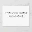 Zoek naar idioot briefkaarten Humor