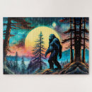 Zoek naar voeten puzzels Sasquatch