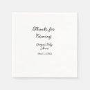 Zoek naar bedankt servetten Minimalistisch