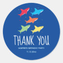 Zoek naar haai cartoon stickers Kleurrijk