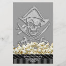 Zoek naar pirate briefpapier Schedel