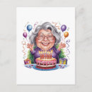 Zoek naar oma humor briefkaarten Schattige nana verjaardag