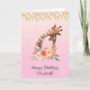 Zoek naar giraffe kaarten Moeder en baby