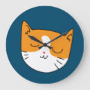 Zoek naar katachtige katten klokken Schattig