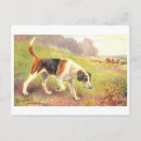 Zoek naar jachthonden briefkaarten Illustratie
