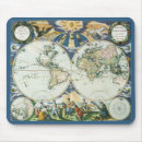 Zoek naar oude wereldkaarten muismatten Atlas