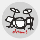 Zoek naar trommel stickers Instrumenten