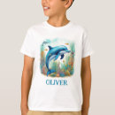 Zoek naar dolfijnen tshirts Blauw
