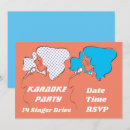 Zoek naar zingende uitnodigingen Karaoke