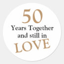 Zoek naar 50 jaar samen stickers 50th verjaardag