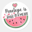Zoek naar watermeloen stickers Een in een meloen