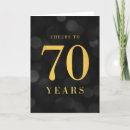 Zoek naar 70 jaar kaarten Elegant
