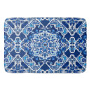 Zoek naar kobalt badmatten Blauw en wit