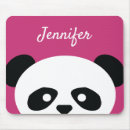 Zoek naar kawaii panda muismatten Roze