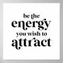 Zoek naar energie posters Positieve bevestiging