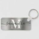 Zoek naar zilveren monogram sleutelhangers Voor haar