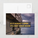Zoek naar open deur briefkaarten Motivatie