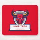 Zoek naar stier muismatten Rood