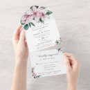 Zoek naar modern floral wedding uitnodigingen Floreel