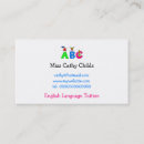 Zoek naar alfabet visitekaartjes Leren