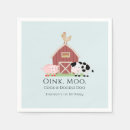 Zoek naar boerenerf servetten Landbouwhuisdieren