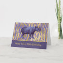 Zoek naar zebraprint kaarten Paarse neushoorn