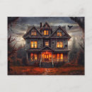 Zoek naar spooky house briefkaarten Halloween