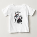 Zoek naar hond baby tshirts Illustratie