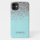 Zoek naar aqua blue glitter iphone hoesjes Glans