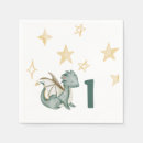 Zoek naar groene draak servetten Schattig