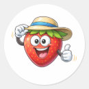Zoek naar grappige aardbeien stickers Eten