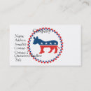 Zoek naar politieke partij visitekaartjes Democraat