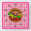 Zoek naar hamburgers klokken Voor haar