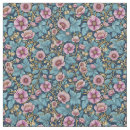 Zoek naar vintage botanische bloemen stoffen Elegant