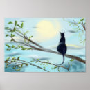 Zoek naar zwarte kat posters Schilderij