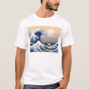 Zoek naar de grote golf tshirts Hokusai