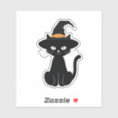 Zoek naar zwarte kat stickers Heks
