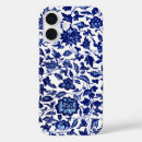 Zoek naar toile de jouy iphone hoesjes Blauw en wit