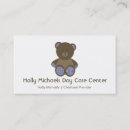 Zoek naar babysitters visitekaartjes Kinderopvang