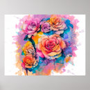 Zoek naar boeket rozen posters Kleurrijk
