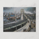 Zoek naar vintage new york briefkaarten Broklyn brug