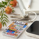Zoek naar identiteit sleutelhangers Symbool