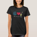 Zoek naar ukelele speler tshirts Vrede
