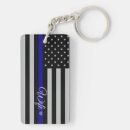 Zoek naar politie sleutelhangers Blauw