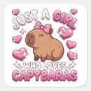 Zoek naar capibara stickers Cartoon